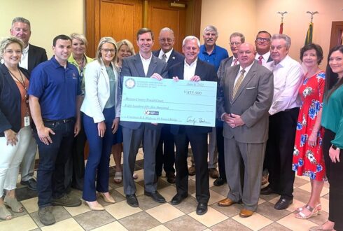 Governor Beshear Presents $855,000 to Marion County for Kentucky Cooperage Bridge Project
